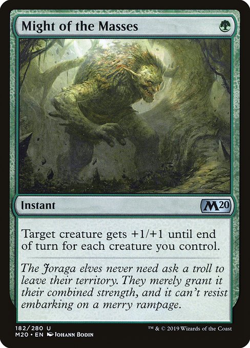 Might of the Masses (182) [Core Set 2020]