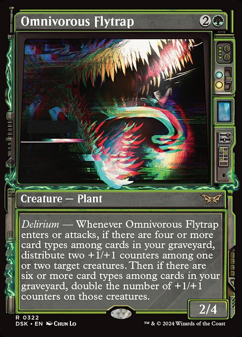 Omnivorous Flytrap (322) [Duskmourn: House of Horror]