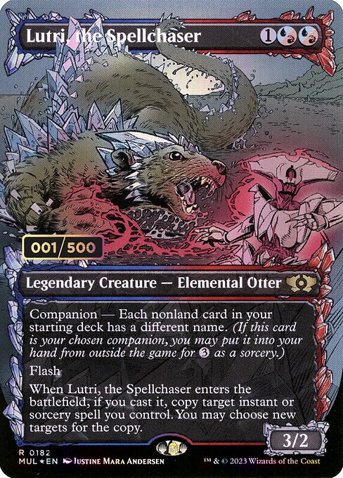 Lutri, the Spellchaser (182z) [Multiverse Legends] [Showcase, Borderless]
