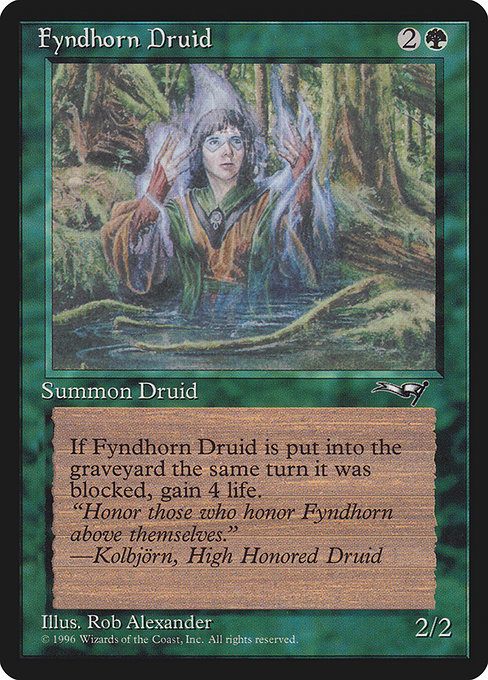 Fyndhorn Druid (90b) [Alliances]
