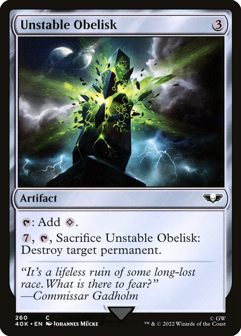Unstable Obelisk (260) [Warhammer 40,000 Commander]