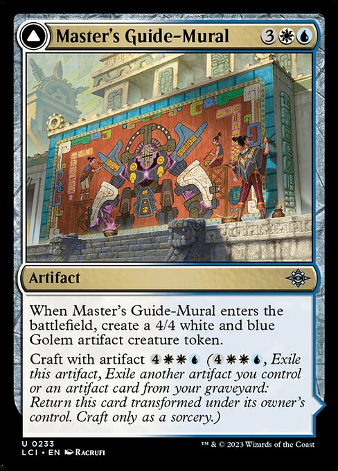 Master's Guide-Mural // Master's Manufactory (233) [The Lost Caverns of Ixalan]