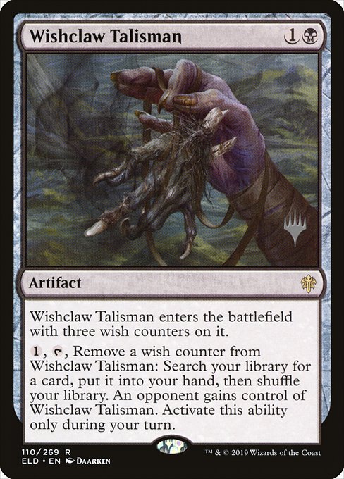 Wishclaw Talisman (110p) [Throne of Eldraine Promos]