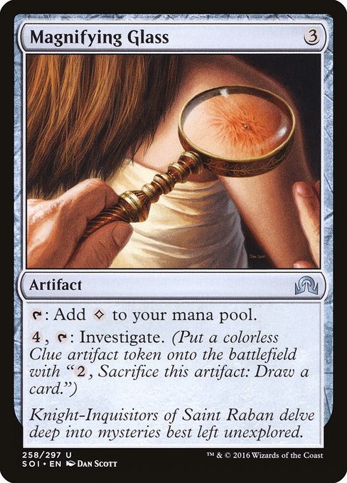 Magnifying Glass (258) [Shadows over Innistrad]