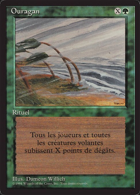 Hurricane (202) [Foreign Black Border]