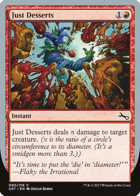 Just Desserts (90) [Unstable]