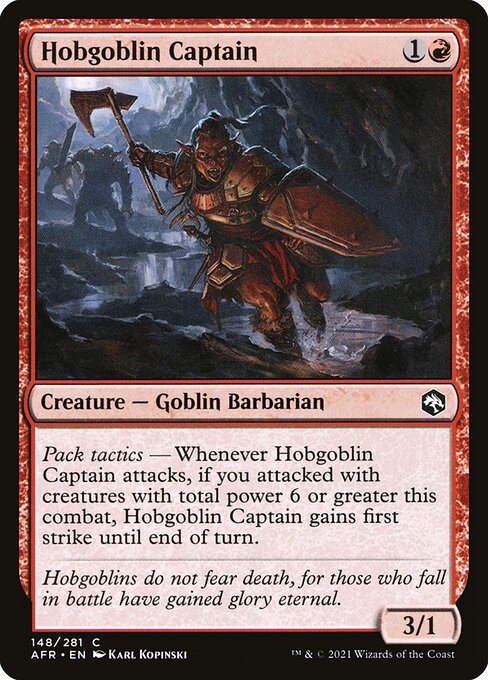 Hobgoblin Captain (148) [Adventures in the Forgotten Realms]