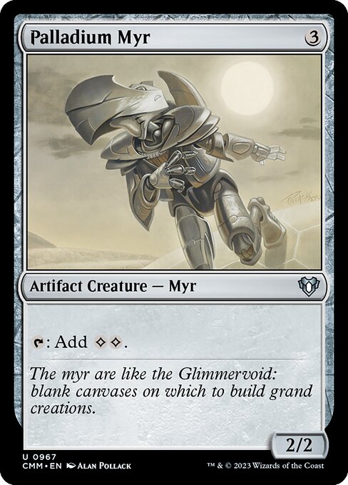 Palladium Myr (967) [Commander Masters]