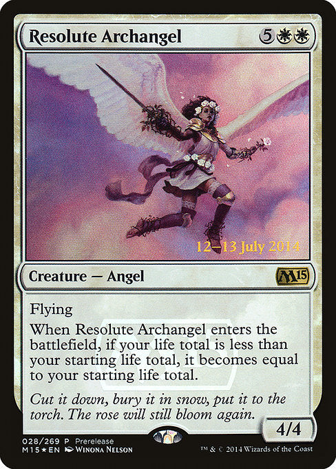 Resolute Archangel (28) [Magic 2015 Promos]