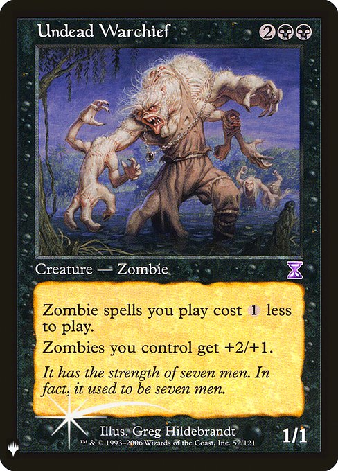 Undead Warchief (TSB-52) [The List]