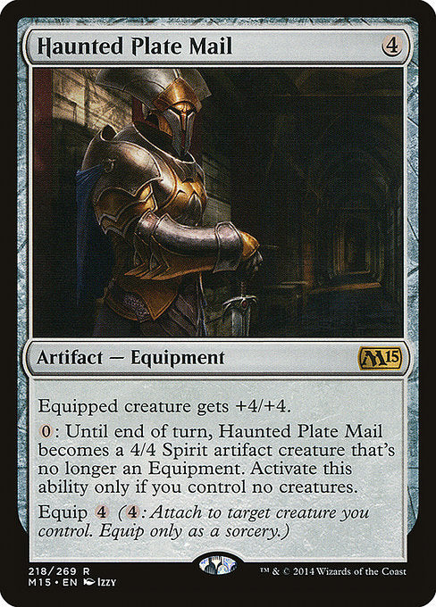 Haunted Plate Mail (218) [Magic 2015]