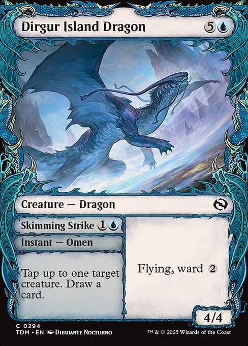 Dirgur Island Dragon // Skimming Strike (294) [Tarkir: Dragonstorm]