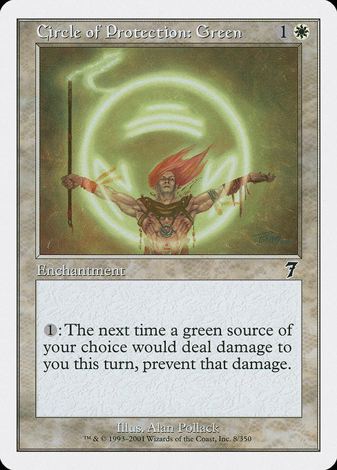Circle of Protection: Green (8) [Seventh Edition]