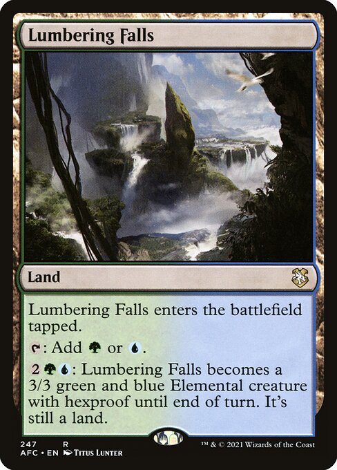 Lumbering Falls (247) [Forgotten Realms Commander]