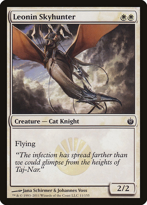Leonin Skyhunter (11) [Mirrodin Besieged]