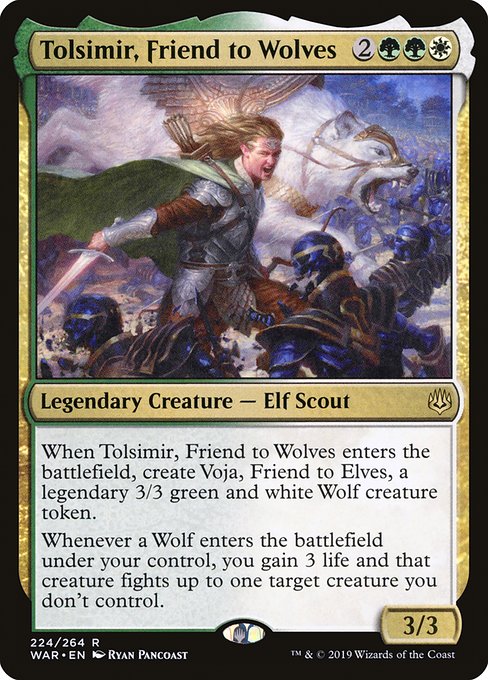 Tolsimir, Friend to Wolves (224) [War of the Spark]