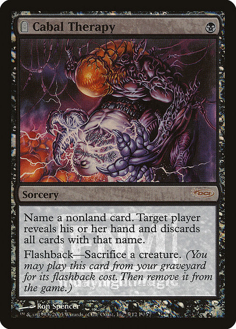 Cabal Therapy (5) [Friday Night Magic 2005]