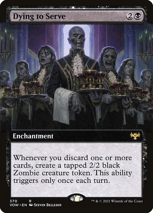 Dying to Serve (370) [Innistrad: Crimson Vow] [Extended Art]