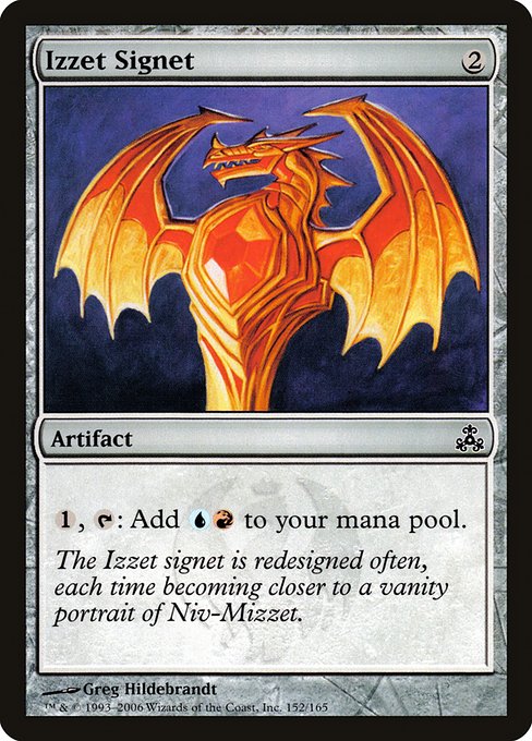 Izzet Signet (152) [Guildpact]