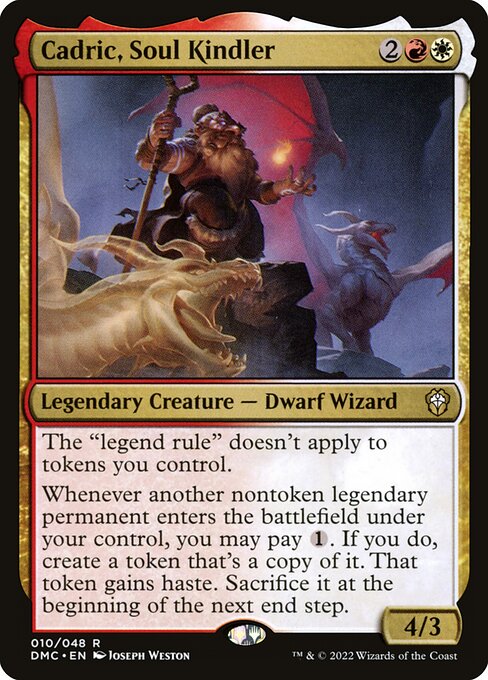 Cadric, Soul Kindler (10) [Dominaria United Commander]