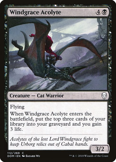 Windgrace Acolyte (112) [Dominaria]