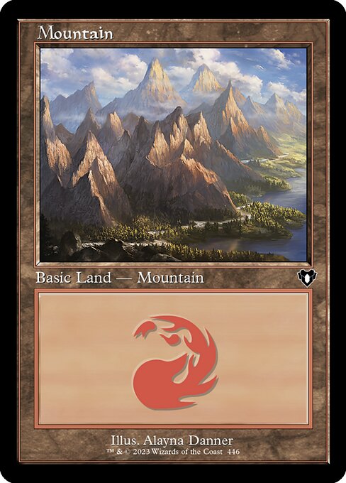 Mountain (446) [Commander Masters]
