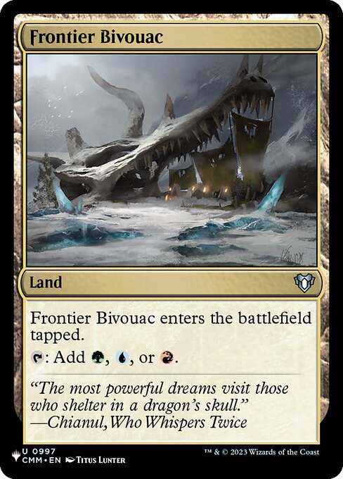 Frontier Bivouac (CMM-997) [The List]