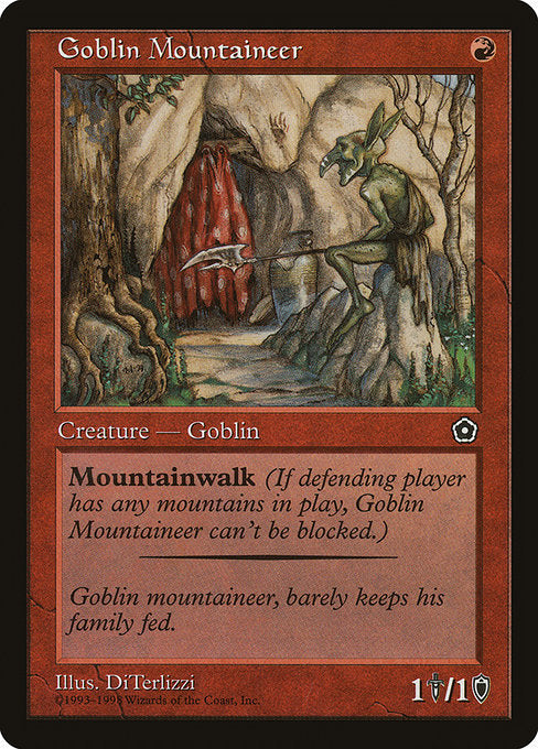 Goblin Mountaineer (101) [Portal Second Age]