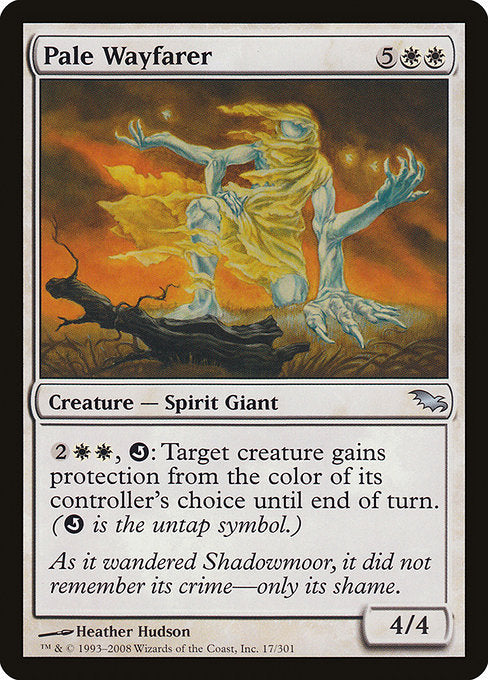 Pale Wayfarer (17) [Shadowmoor]