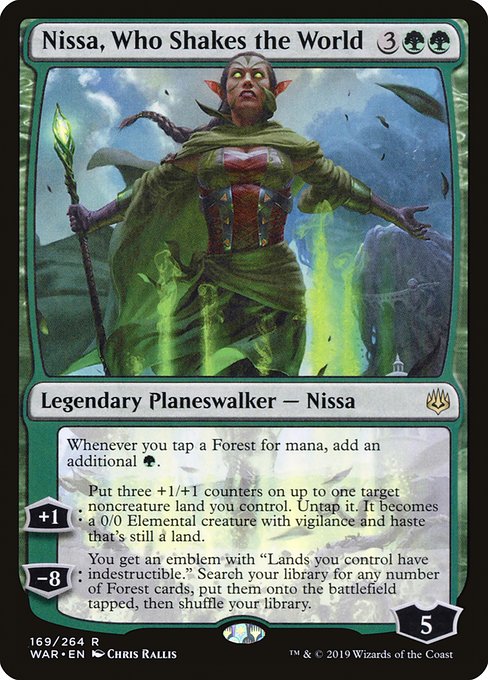 Nissa, Who Shakes the World (169) [War of the Spark]