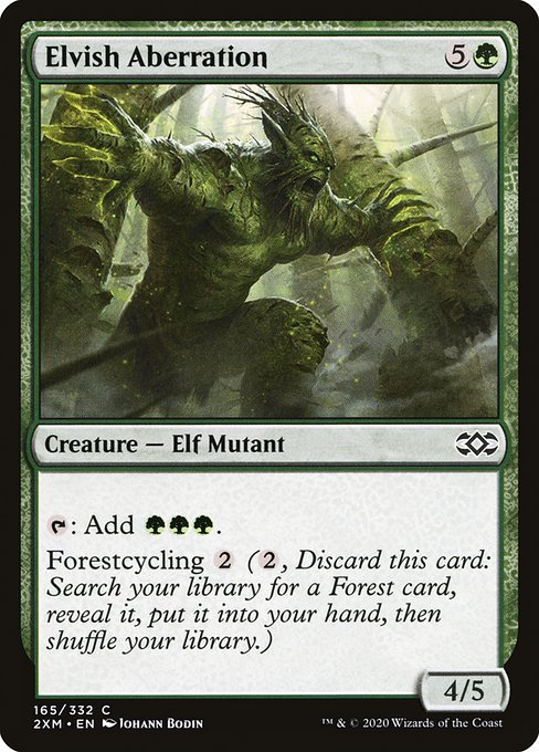 Elvish Aberration (165) [Double Masters]