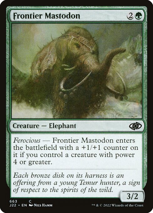 Frontier Mastodon (663) [Jumpstart 2022]