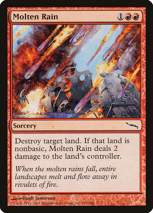 Molten Rain (101) [Mirrodin]