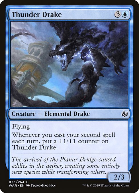 Thunder Drake (73) [War of the Spark]