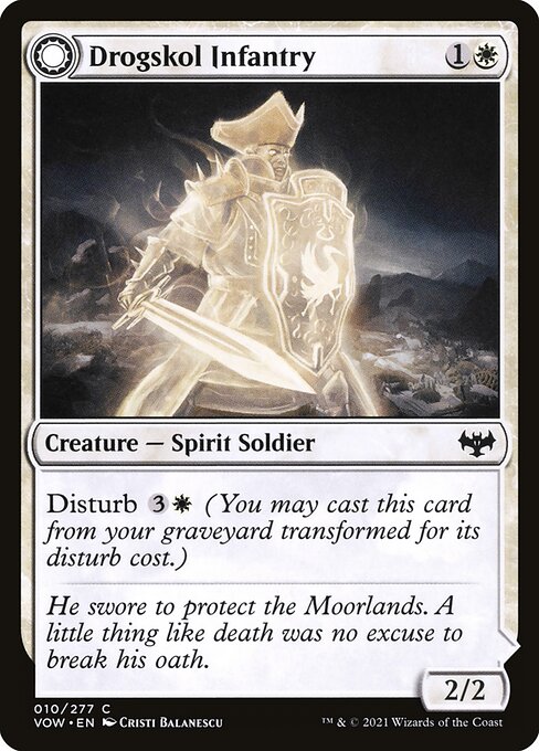 Drogskol Infantry // Drogskol Armaments (10) [Innistrad: Crimson Vow]