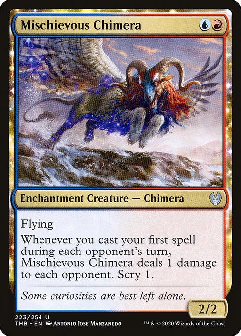 Mischievous Chimera (223) [Theros Beyond Death]
