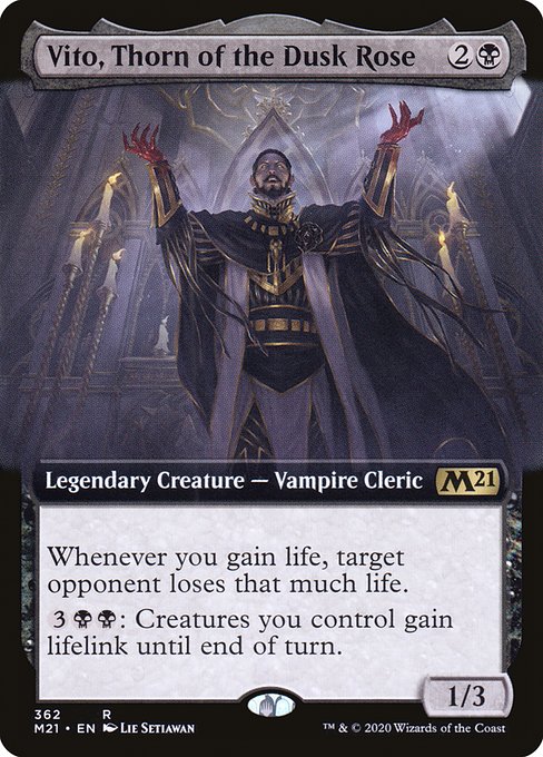 Vito, Thorn of the Dusk Rose (362) [Core Set 2021] [Extended Art]