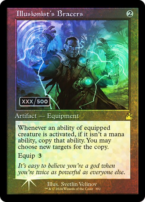 Illusionist's Bracers (392z) [Ravnica Remastered]