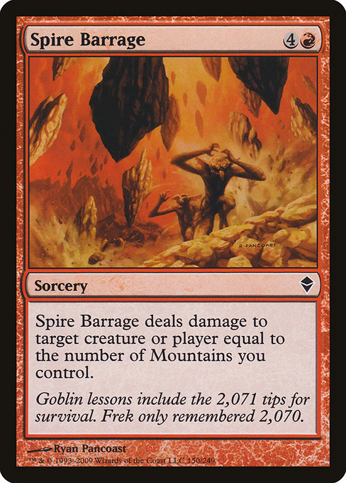 Spire Barrage (150) [Zendikar]