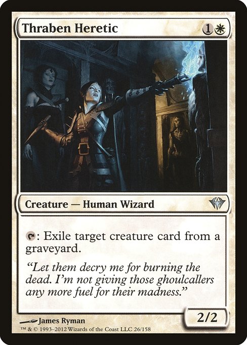 Thraben Heretic (26) [Dark Ascension]