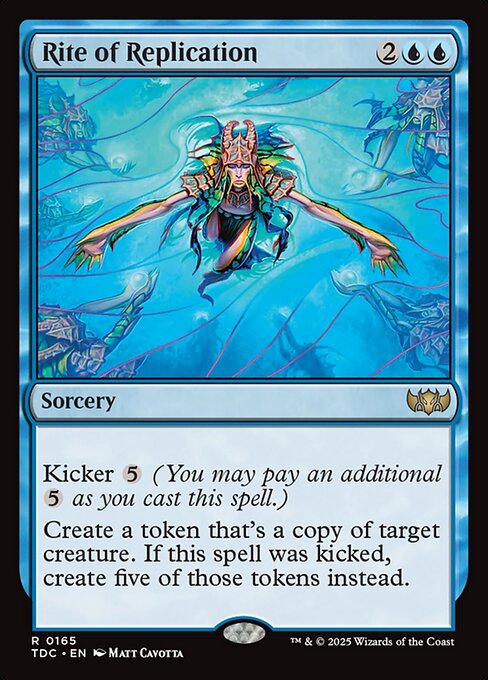 Rite of Replication (165) [Tarkir: Dragonstorm Commander]