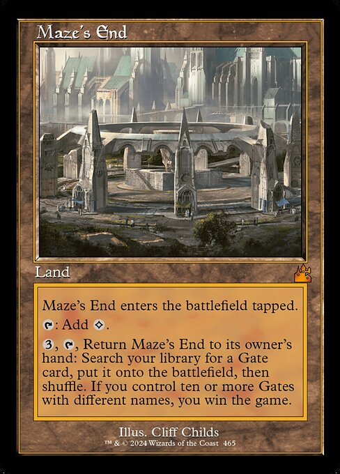 Maze's End (465) [Ravnica Remastered]