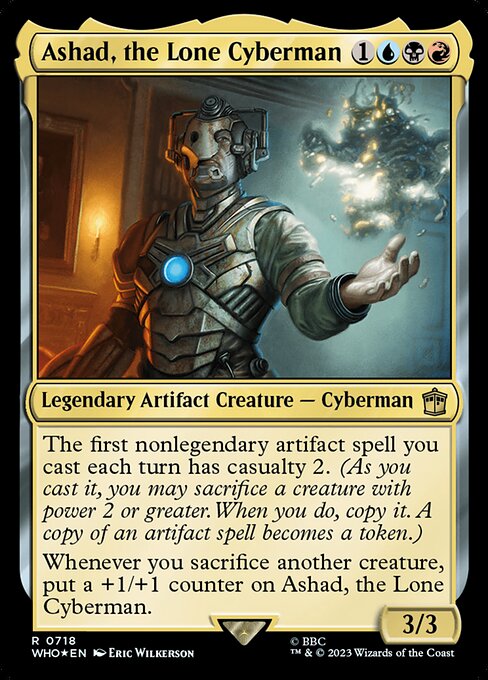 Ashad, the Lone Cyberman (718) [Doctor Who]