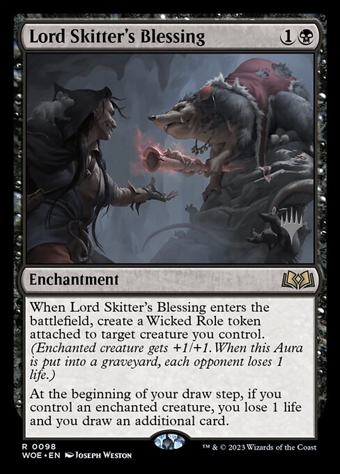 Lord Skitter's Blessing (98p) [Wilds of Eldraine Promos]