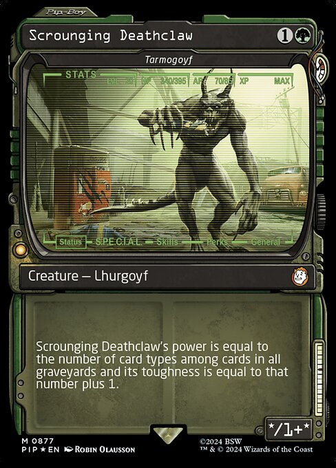 Tarmogoyf (877) [Fallout] [Showcase]