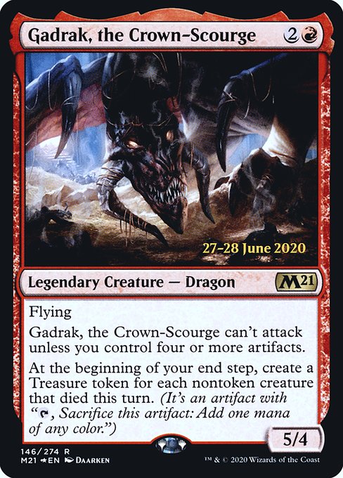 Gadrak, the Crown-Scourge (146s) [Core Set 2021 Promos]