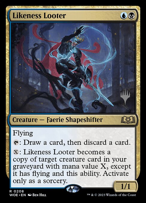 Likeness Looter (208p) [Wilds of Eldraine Promos]