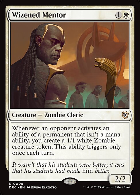 Wizened Mentor (8) [Aetherdrift Commander]