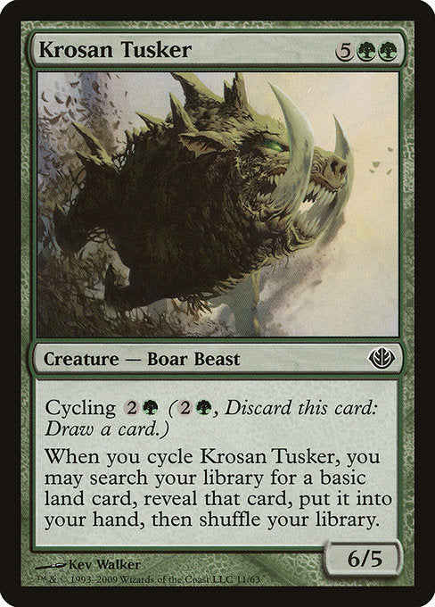 Krosan Tusker (11) [Duel Decks: Garruk vs. Liliana]