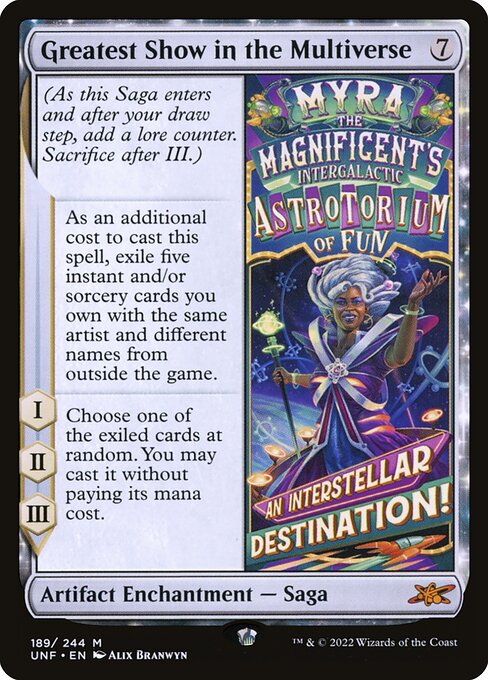 Greatest Show in the Multiverse (189) [Unfinity]